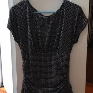 Black Pattern Top